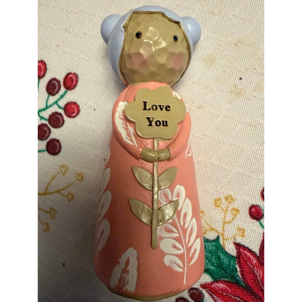 Hallmark The OMURA Collection "Love you" Japanese Kokeshi Style Figurine